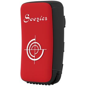 16.5 In Muay Thai Kick Shield Punching Pad, Kick Shield For Martial Arts, Karate, Kickboxing, MMA X 1 Unit, Red (Color: Red-420x220x150 mm)