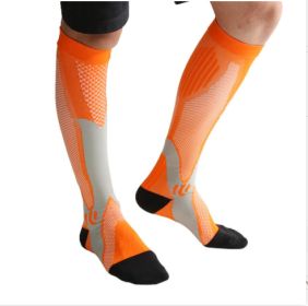 Compression Socks For Men&Women Best Graduated Athletic Fit For Running Flight Travel Boost Stamina Circulation&Recovery Socks (Option: Orange 3PC-XXL)