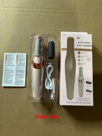 Electric Foot Grinder Foot Peeling Machine Foot Repair Tool (Color: Color boxed pink)