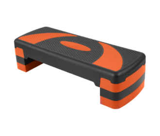 Stepped Cardio Platform, Workout Steps, 3 Levels Of Adjustable Height, 4 Stackable Columns, Fitness Training Stepper For Home Gym--Only Supports (Color: ORANGE)