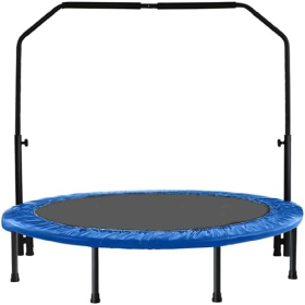 Only Supports Self Pickup 40-Inch Adult And Children's Fitness Trampoline With Adjustable U-Handle Jump Rebounder (Option: With Handle)