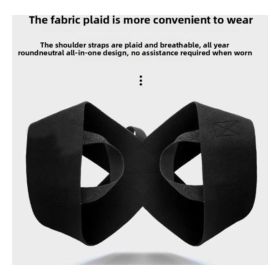 Fitness Heavy Shoulder Straps, Adjustable Fitness Posture Corrector Training Straps, Back Straightener Posture Corrector For Men Weight Training, (Option: XL)